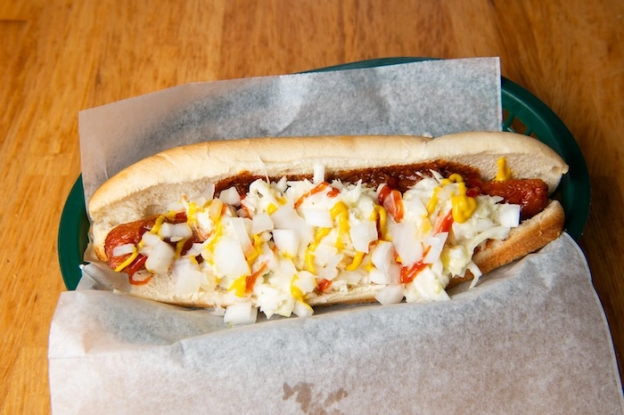 All Beef Foot Long Hot Dog